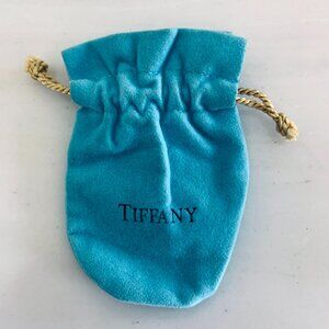 TIFFANY Pouch Bag Jewelry Gift Velvet Drawstring Bag Tiffany Blue